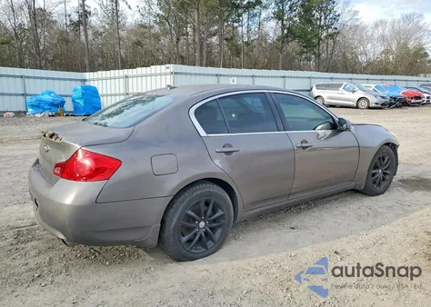 2007 Infiniti G35 z USA, uszkodzony, nr VIN JNKBV61F87M819761